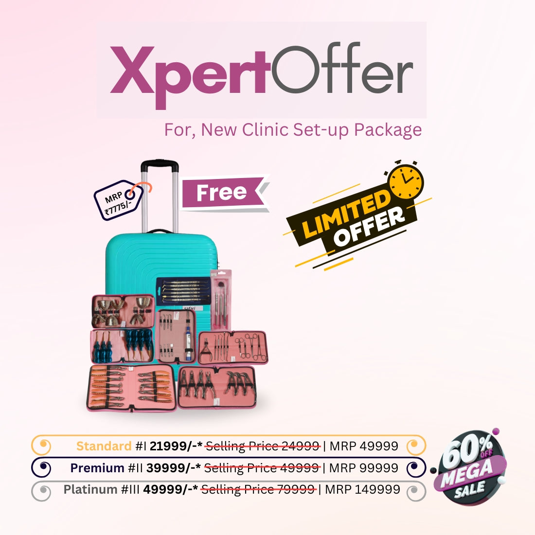 Set Up Your Dream Dental Clinic with XpertOffer Packages – Expert-Recommended Starter Kits