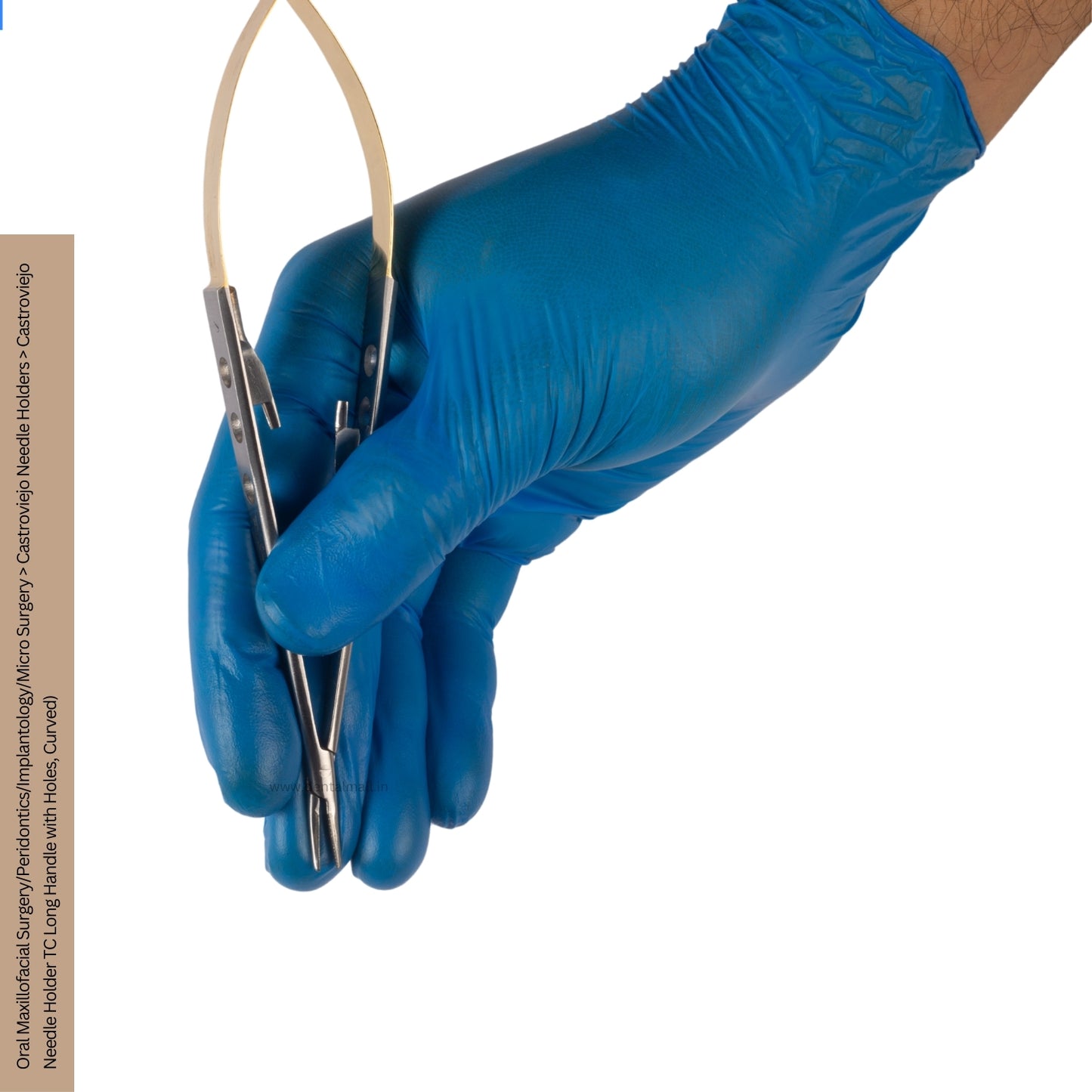 Castroviejo Needle Holder and Micro – TC Tip Insert-Straight & Curved | 140mm & 180mm