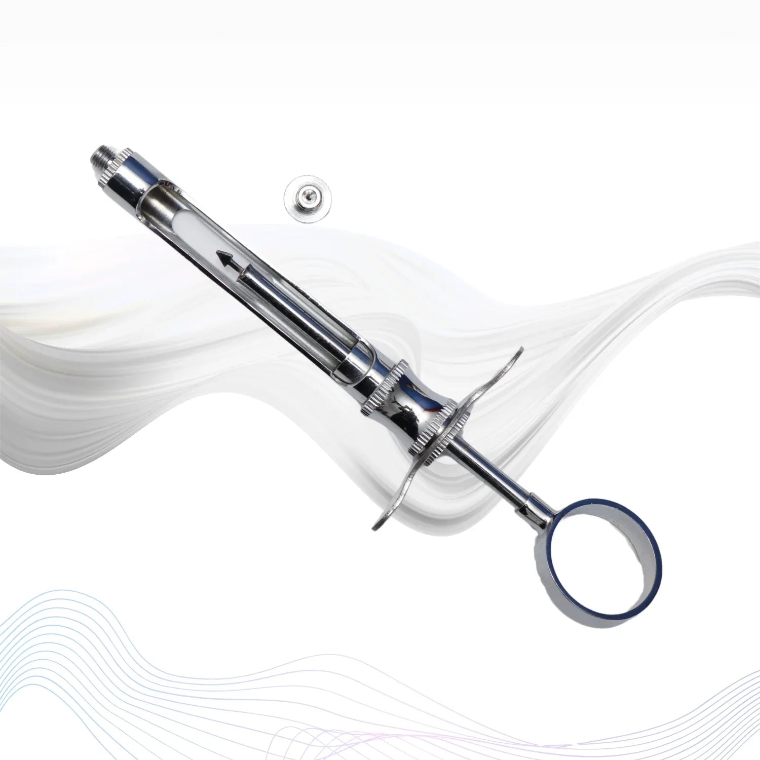 Surgical instrument with a clear background