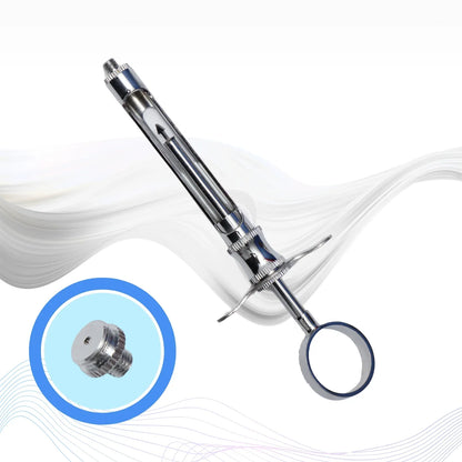 Medical device with a close-up of a component on a white background
