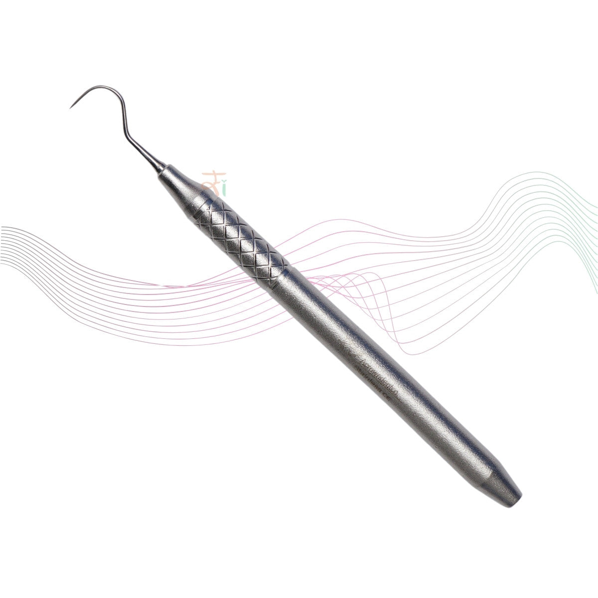 Explorer Extra-Fine (Straight Probe) Single-End – STAIN Handle (Knurled Classic), SI-ANATOMICAL/SI-DALILA Handle