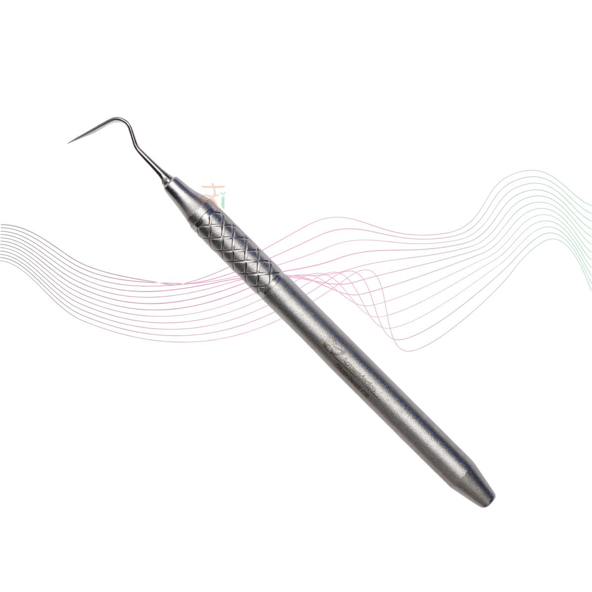 Explorer Extra-Fine (Straight Probe) Single-End – STAIN Handle (Knurled Classic), SI-ANATOMICAL/SI-DALILA Handle