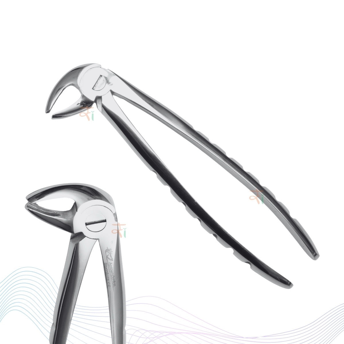 Extraction Tooth Forceps Kit - Premium SI-Stain Polish Finish Surface SI-Ergonomical Holes Handle OR SI-Anatomical Cuts Handle