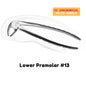 Extraction Tooth Forceps Kit - Premium SI-Stain Polish Finish Surface SI-Ergonomical Holes Handle OR SI-Anatomical Cuts Handle
