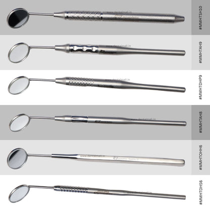 Mouth Mirror Handle With Top – Premium Diagnostic Series