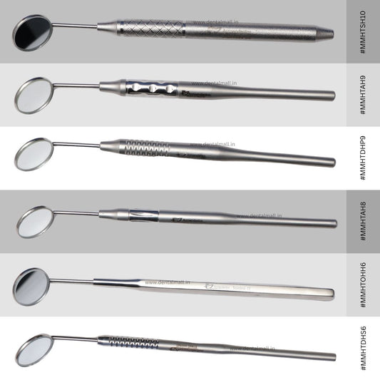 Mouth Mirror Handle With Top – Premium Diagnostic Series