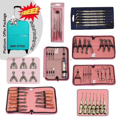 XpertOffer #III Platinum Offer Package For New Clinic Set-up with 8 Kits (Free Safari Trolly Bag)