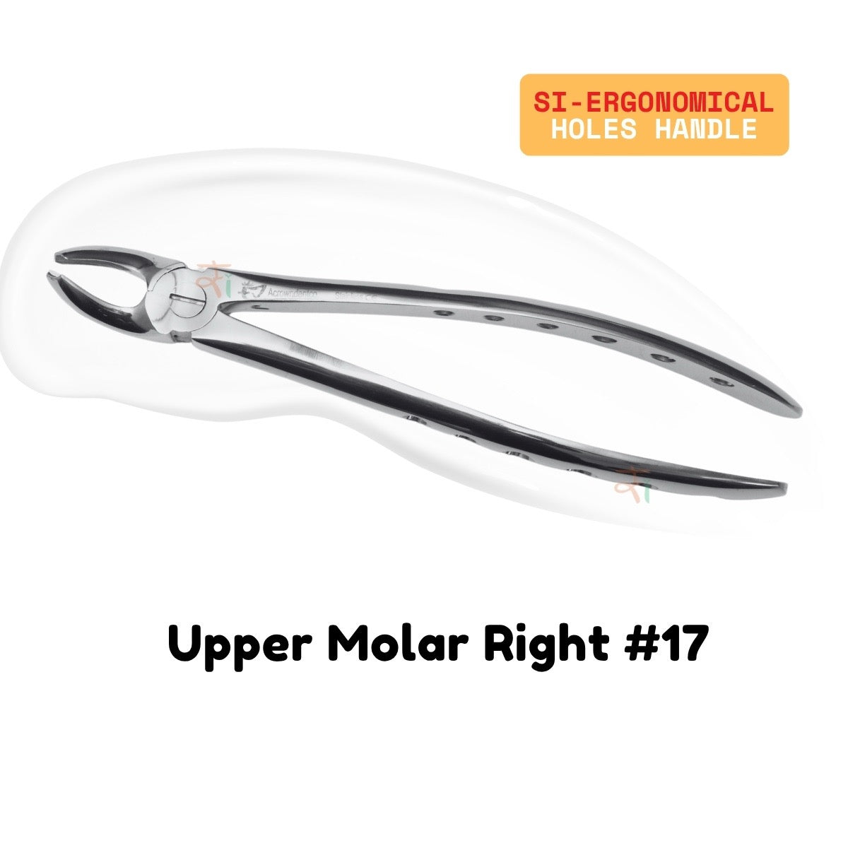 Extraction Tooth Forceps Kit - Premium SI-Stain Polish Finish Surface SI-Ergonomical Holes Handle OR SI-Anatomical Cuts Handle