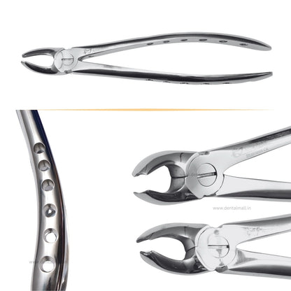 Extraction Tooth Forceps Kit - Premium SI-Stain Polish Finish Surface SI-Ergonomical Holes Handle OR SI-Anatomical Cuts Handle