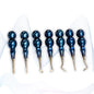 ROOT ELEVATORS PREMIUM ANATOMICAL HANDLE  SET OF 7 Pcs. #REPAHK7B2 Anatomic BLUE DLC Handle | Gold TiN Coated Tip | CNC Non-Breakable Design Joint