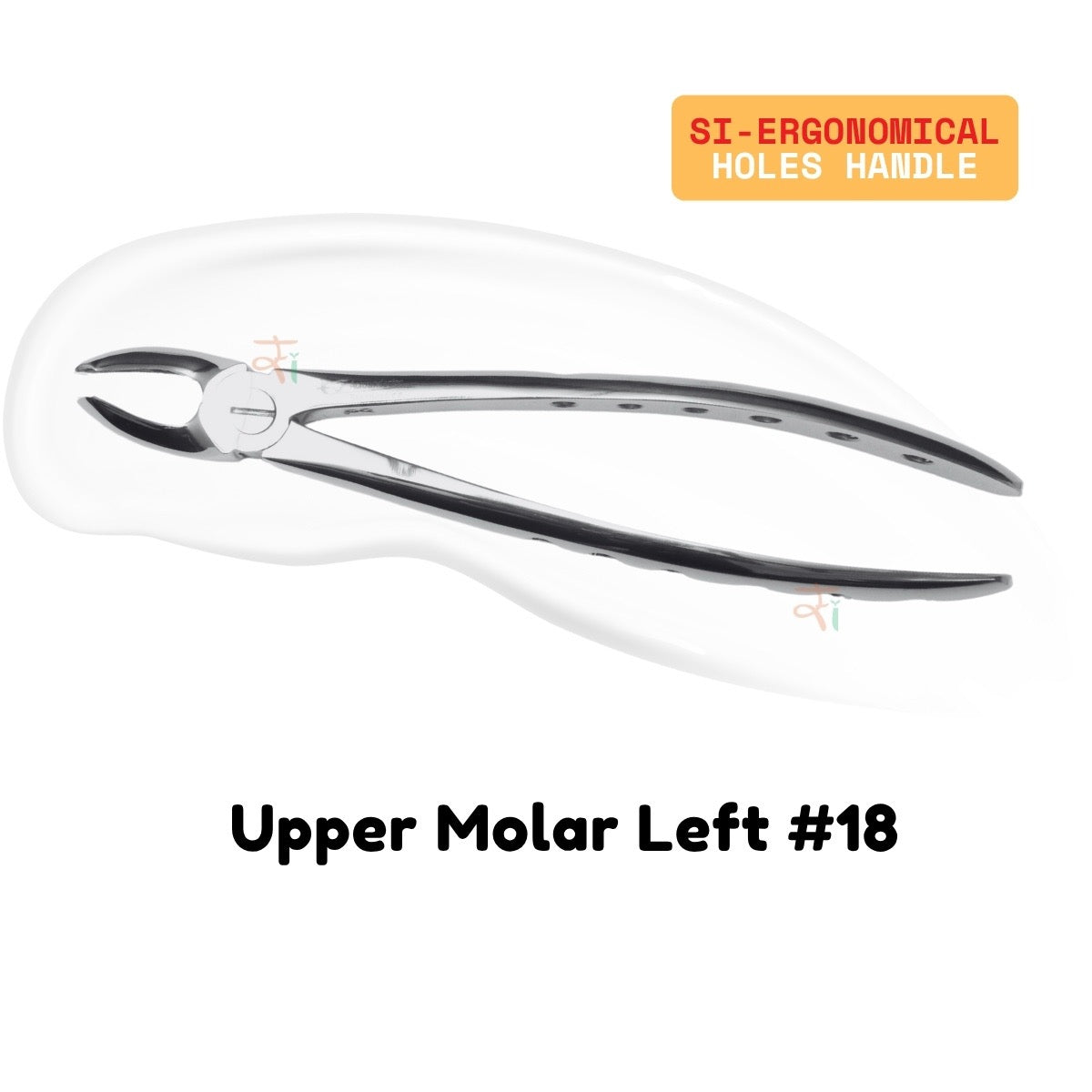 Extraction Tooth Forceps Kit - Premium SI-Stain Polish Finish Surface SI-Ergonomical Holes Handle OR SI-Anatomical Cuts Handle