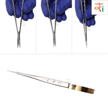 Castroviejo Surgical Scissors – TC Tip Insert-Straight & Curved | 150mm | Spring-Action Handle