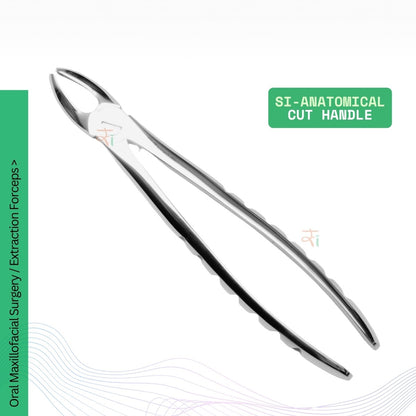 Extraction Tooth Forceps Kit - Premium SI-Stain Polish Finish Surface SI-Ergonomical Holes Handle OR SI-Anatomical Cuts Handle