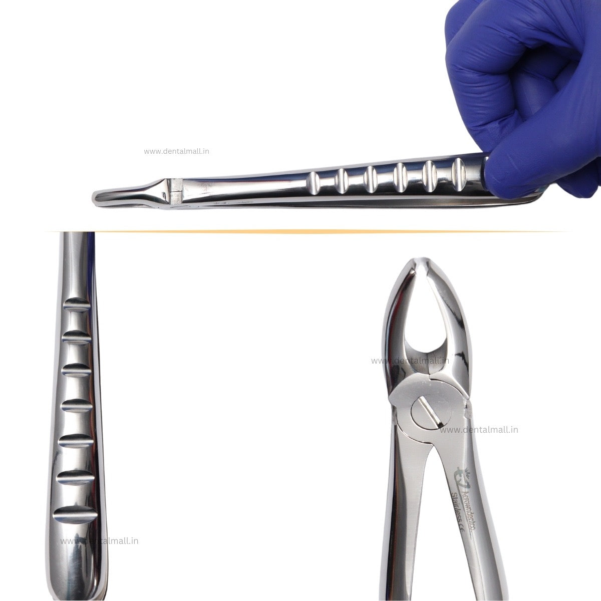Extraction Tooth Forceps Kit - Premium SI-Stain Polish Finish Surface SI-Ergonomical Holes Handle OR SI-Anatomical Cuts Handle