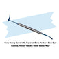 Bone Scoop Euwe with Tapered Bone Packer– Blue DLC Coated, Hollow Handle 10mm #BSEUWEP