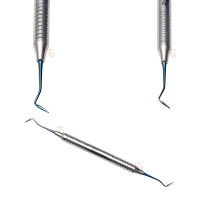 Composite Filling Instrument Set of 6 Pcs – Blue DLC Coated Stain Handle Pattern #CFIB2DLCK6SH