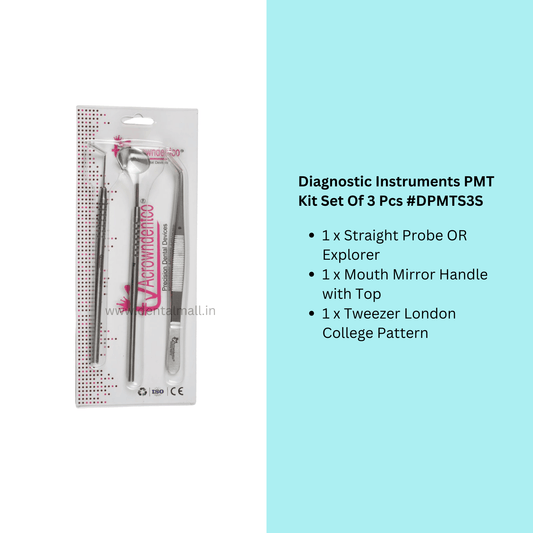 Diagnostic Instruments PMT Kit Set Of 3 Pcs Standard #DPMTS3S