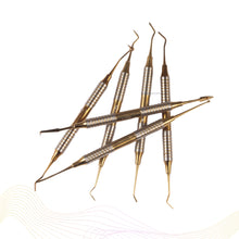 Composite Filling Instrument Gold TiN Coated Set Of 6 Pcs #CFITCGK6RH