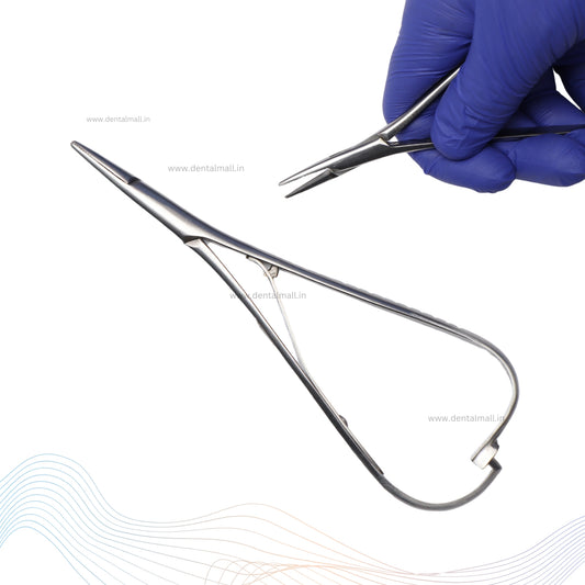 Mathieu Needle Holder Straight Tip – #MNHS1, Curved Tip – #MNHC2