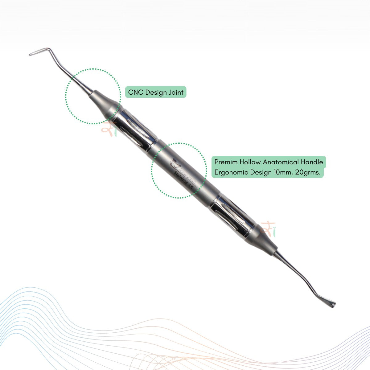 Ligature Instruments (Tucker #LILT1 and Director #LILD2) Premium Hollow Handle (10mm, 20g)