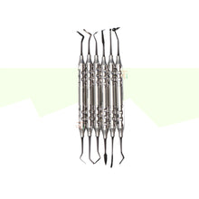 Composite Filling Instrument Set – Black DLC Coated (Anatomical Hollow Handle) | Set of 6 Pcs #CFIBDLCK6AH