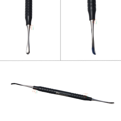 Micro Surgery Instruments Set of 10 Pcs – Black DLC Coated with Sterilization Cassette #MSIBDLCK10