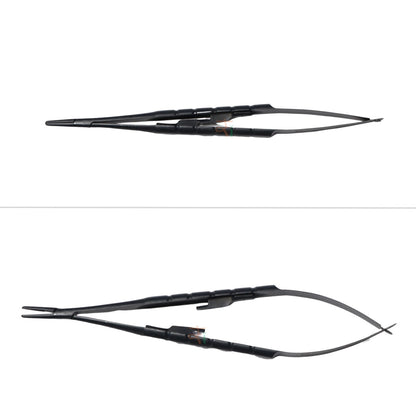 Micro Surgery Instruments Set of 10 Pcs – Black DLC Coated with Sterilization Cassette #MSIBDLCK10