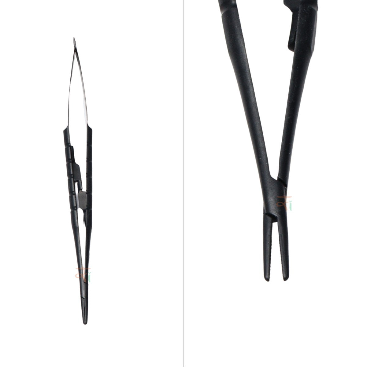 Micro Surgery Instruments Set of 10 Pcs – Black DLC Coated with Sterilization Cassette #MSIBDLCK10
