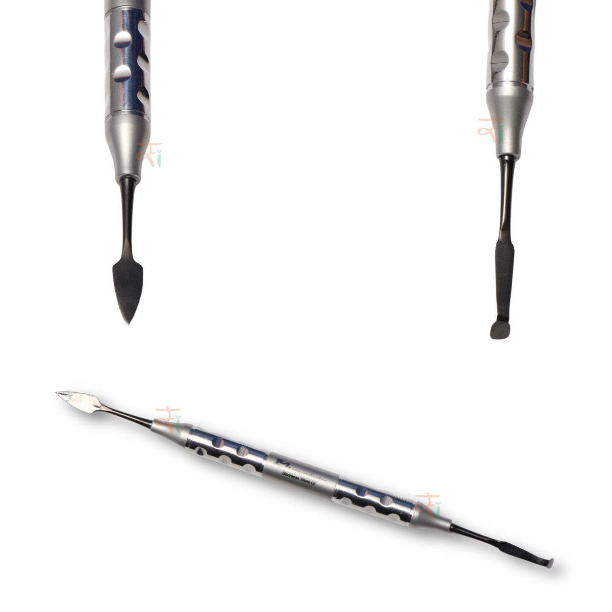 Composite Filling Instrument Set – Black DLC Coated (Anatomical Hollow Handle) | Set of 6 Pcs #CFIBDLCK6AH