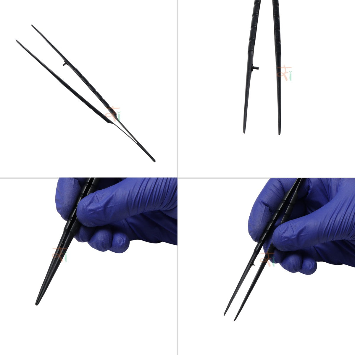 Micro Surgery Instruments Set of 10 Pcs – Black DLC Coated with Sterilization Cassette #MSIBDLCK10