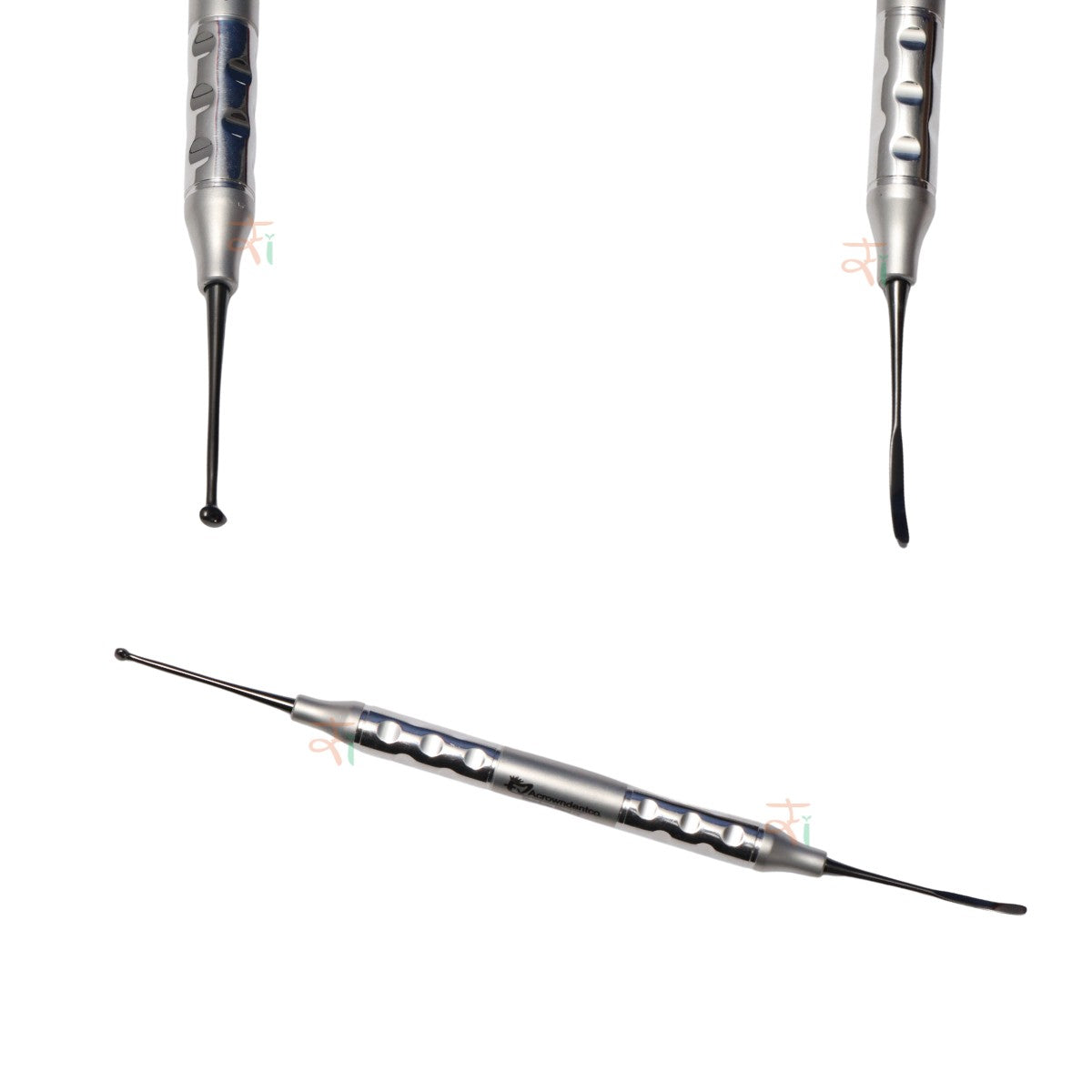 Composite Filling Instrument Set – Black DLC Coated (Anatomical Hollow Handle) | Set of 6 Pcs #CFIBDLCK6AH