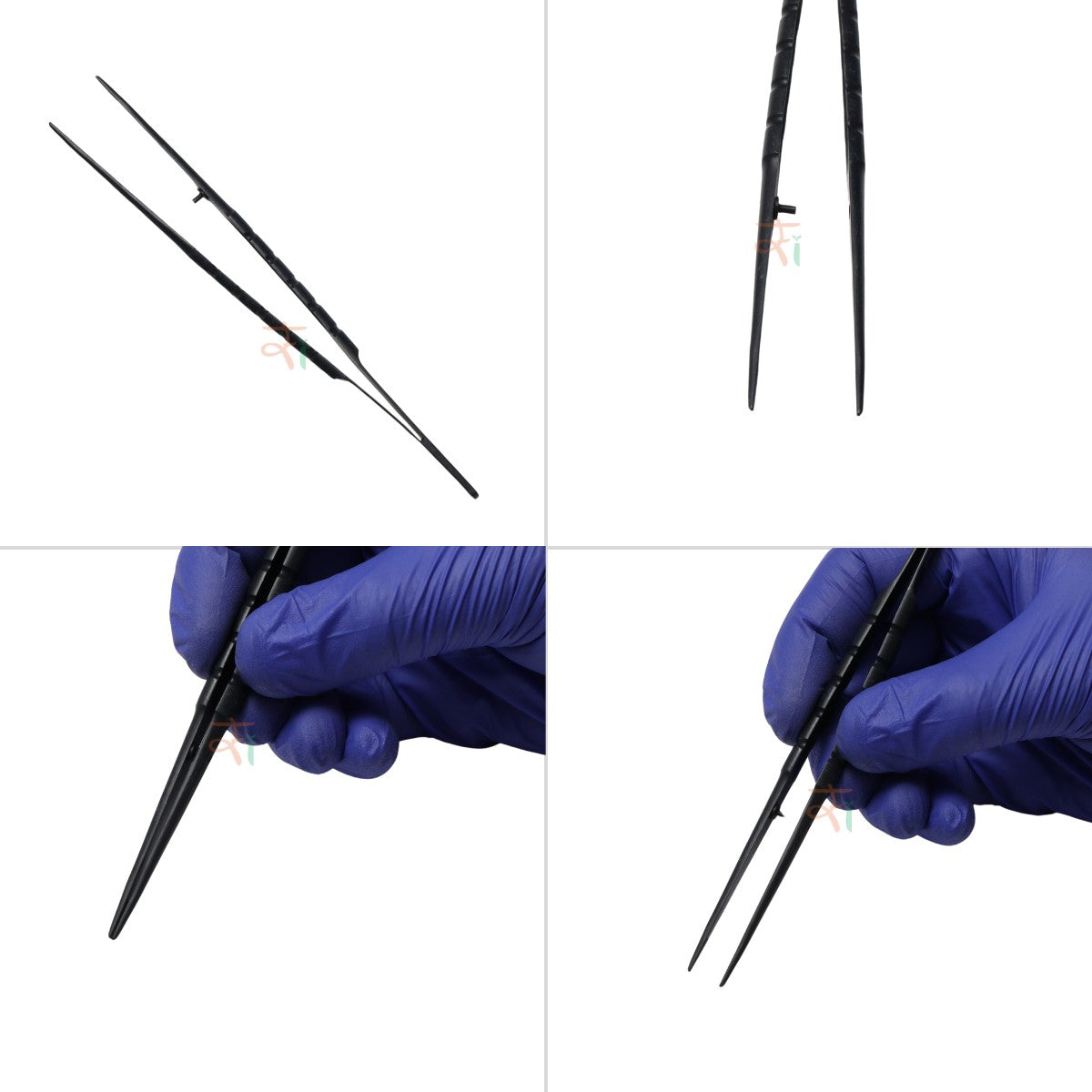 Micro Surgery Instruments Set of 10 Pcs – Black DLC Coated with Sterilization Cassette #MSIBDLCK10
