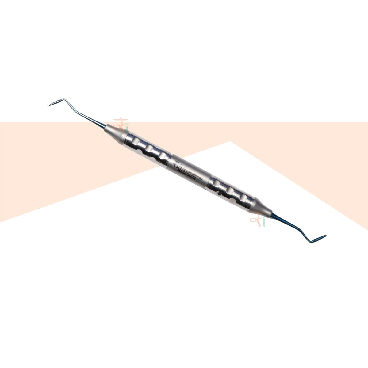 Composite Filling Instrument Set of 6 Pcs – Blue DLC Coated (Anatomical Hollow Handle) | #CFIB2DLCK6AH