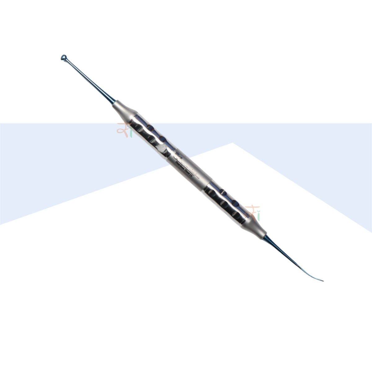 Composite Filling Instrument Set of 6 Pcs – Blue DLC Coated (Anatomical Hollow Handle) | #CFIB2DLCK6AH