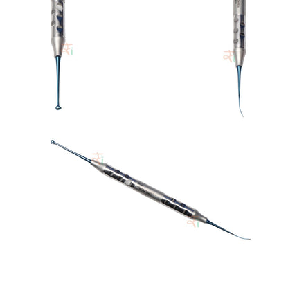 Composite Filling Instrument Set of 6 Pcs – Blue DLC Coated (Anatomical Hollow Handle) | #CFIB2DLCK6AH