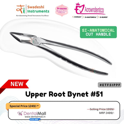 Extraction Tooth Forceps Kit - Premium SI-Stain Polish Finish Surface SI-Ergonomical Holes Handle OR SI-Anatomical Cuts Handle