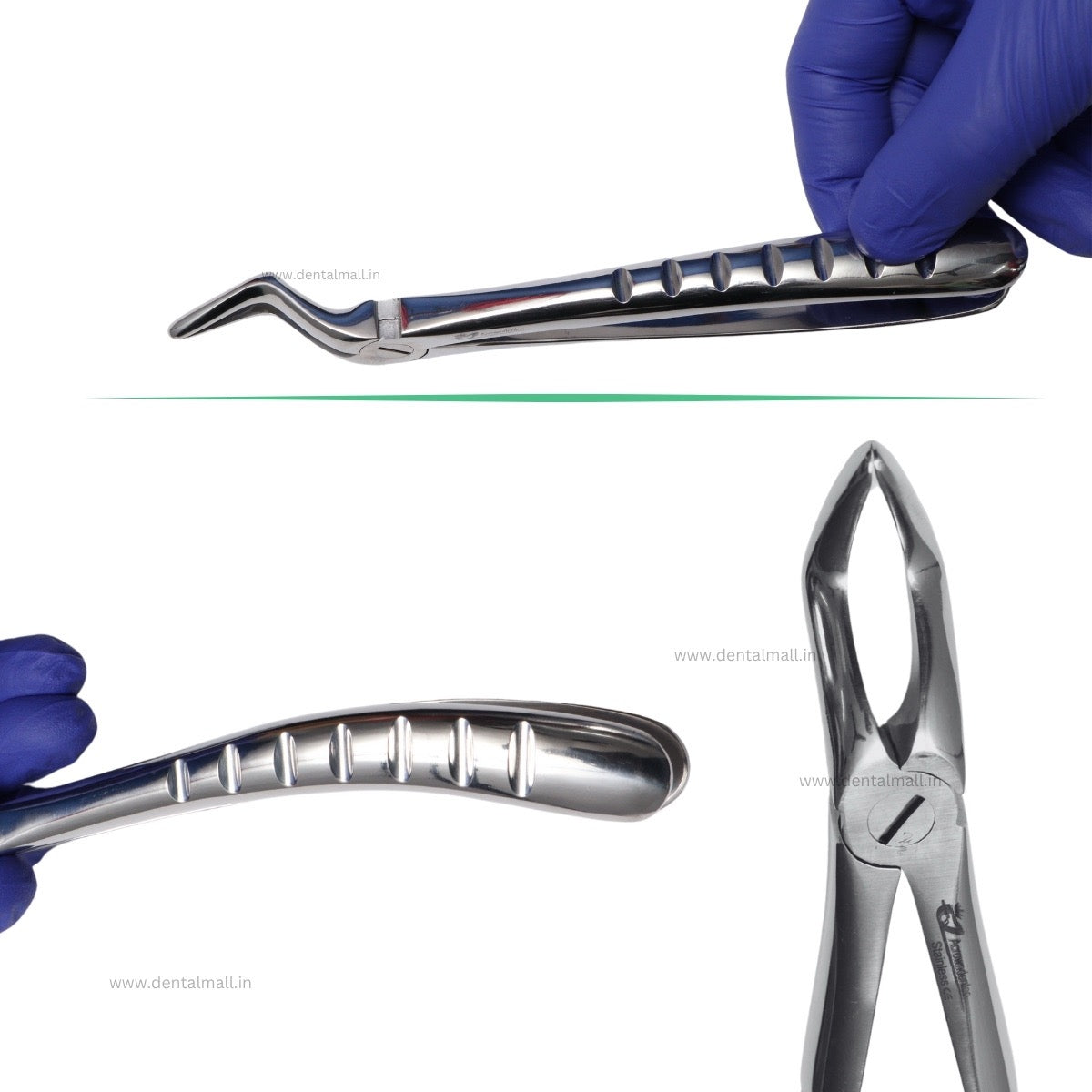 Extraction Tooth Forceps Kit - Premium SI-Stain Polish Finish Surface SI-Ergonomical Holes Handle OR SI-Anatomical Cuts Handle