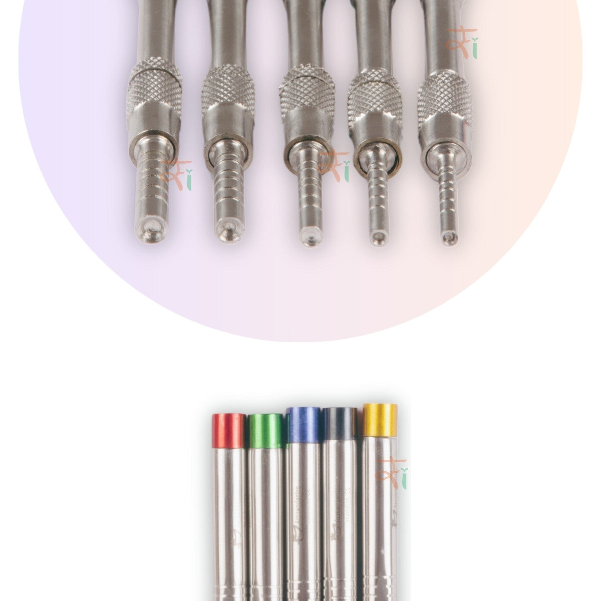 Osteotome Concave Straight Set of 5 Pieces #OSTMCCSK5