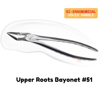 Extraction Tooth Forceps Kit - Premium SI-Stain Polish Finish Surface SI-Ergonomical Holes Handle OR SI-Anatomical Cuts Handle