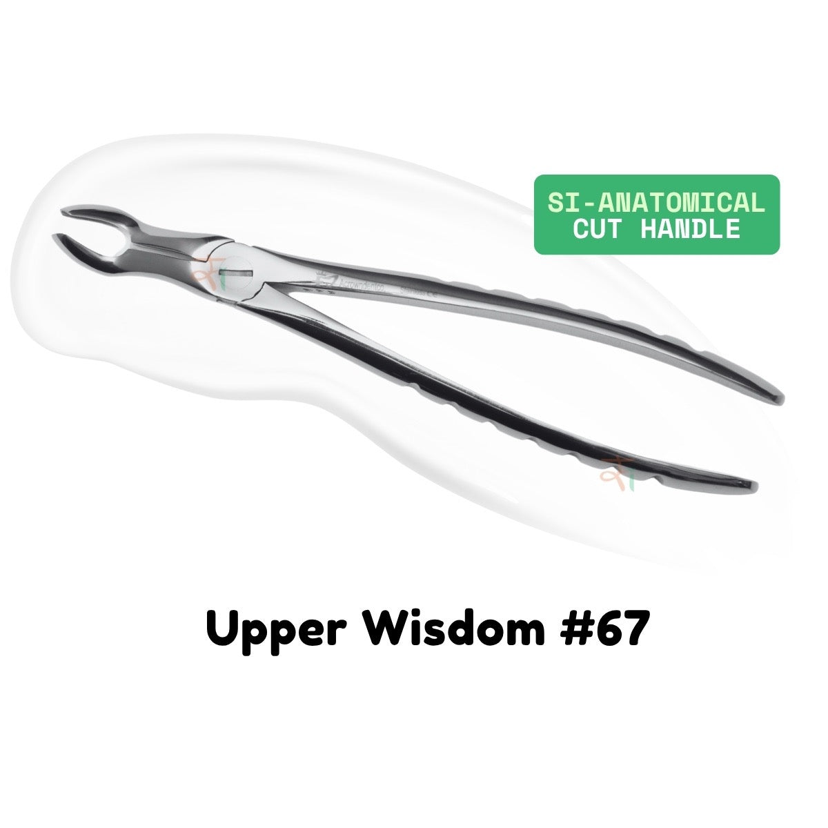 Extraction Tooth Forceps Kit - Premium SI-Stain Polish Finish Surface SI-Ergonomical Holes Handle OR SI-Anatomical Cuts Handle