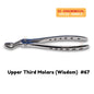Extraction Tooth Forceps Kit - Premium SI-Stain Polish Finish Surface SI-Ergonomical Holes Handle OR SI-Anatomical Cuts Handle