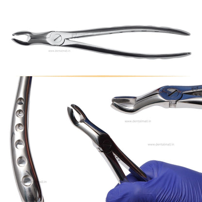 Extraction Tooth Forceps Kit - Premium SI-Stain Polish Finish Surface SI-Ergonomical Holes Handle OR SI-Anatomical Cuts Handle