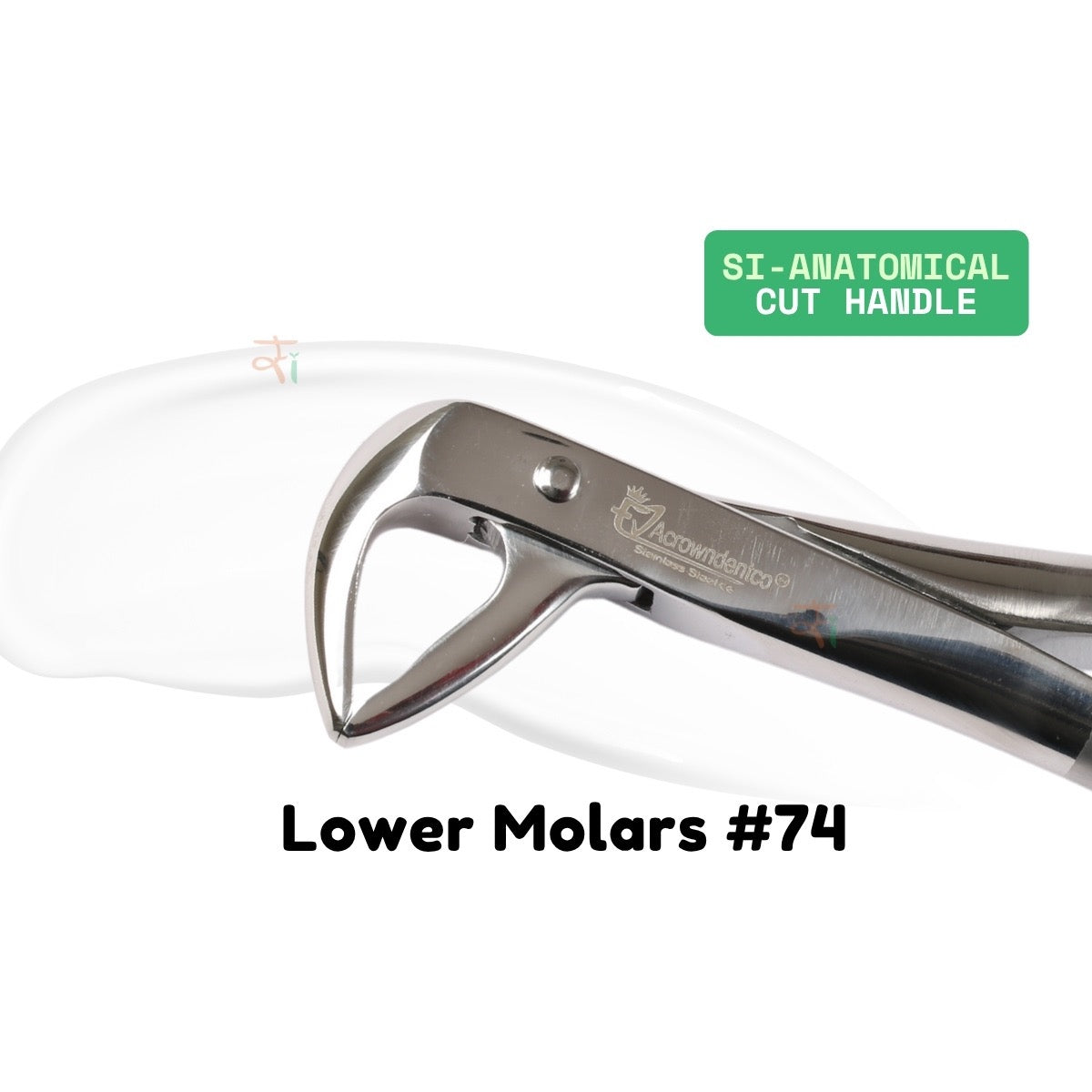 Extraction Tooth Forceps Kit - Premium SI-Stain Polish Finish Surface SI-Ergonomical Holes Handle OR SI-Anatomical Cuts Handle