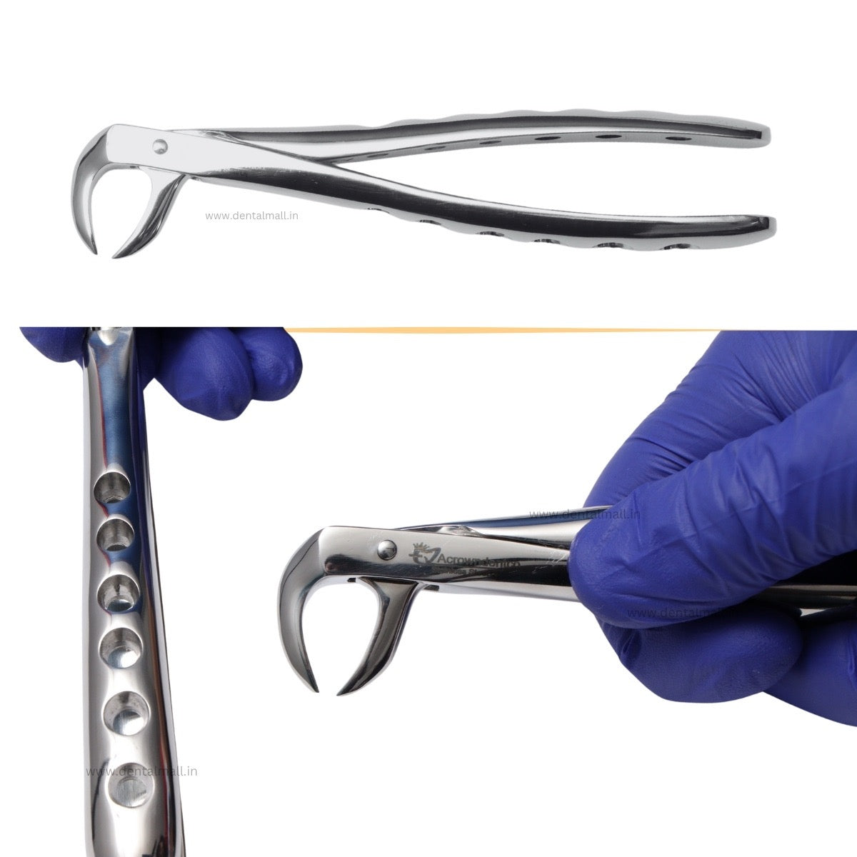 Extraction Tooth Forceps Kit - Premium SI-Stain Polish Finish Surface SI-Ergonomical Holes Handle OR SI-Anatomical Cuts Handle