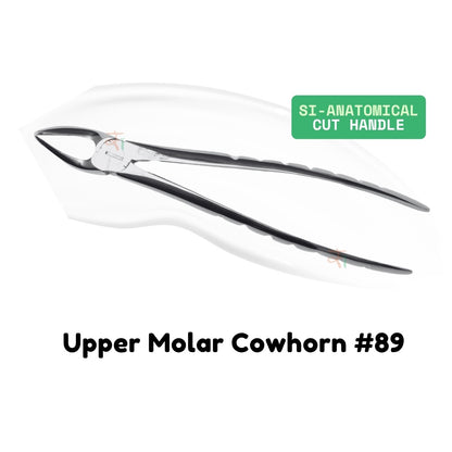 Extraction Tooth Forceps Kit - Premium SI-Stain Polish Finish Surface SI-Ergonomical Holes Handle OR SI-Anatomical Cuts Handle