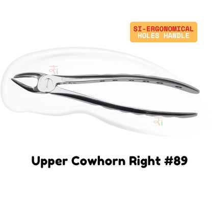 Extraction Tooth Forceps Kit - Premium SI-Stain Polish Finish Surface SI-Ergonomical Holes Handle OR SI-Anatomical Cuts Handle