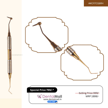 Composite Filling Instrument Gold TiN Coated Set Of 6 Pcs #CFITCGK6RH