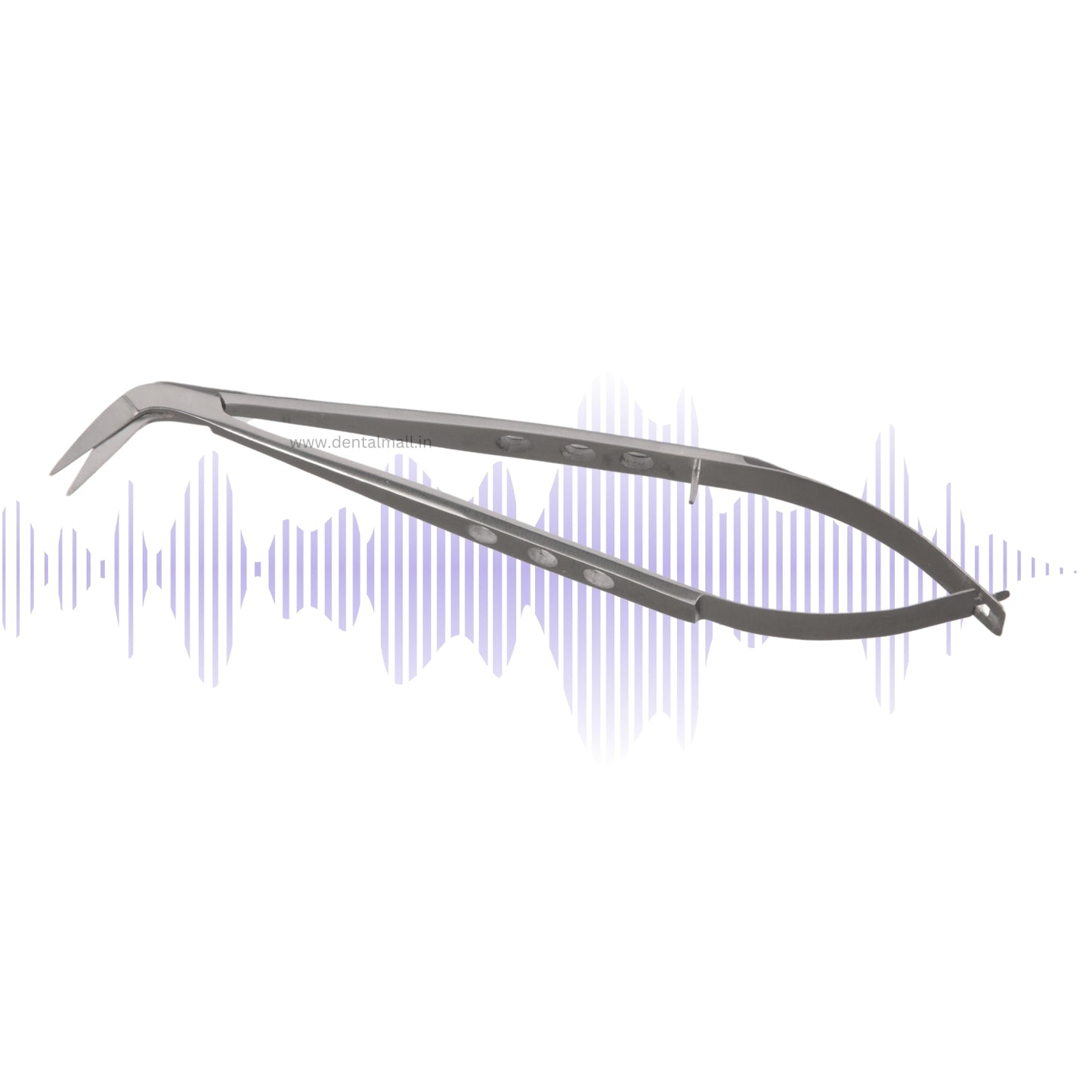Castroviejo Scissors – Long Handle with Holes (Ergonomic Pattern)