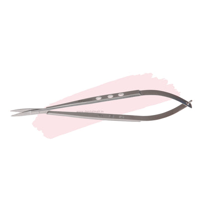 Castroviejo Scissors – Long Handle with Holes (Ergonomic Pattern)