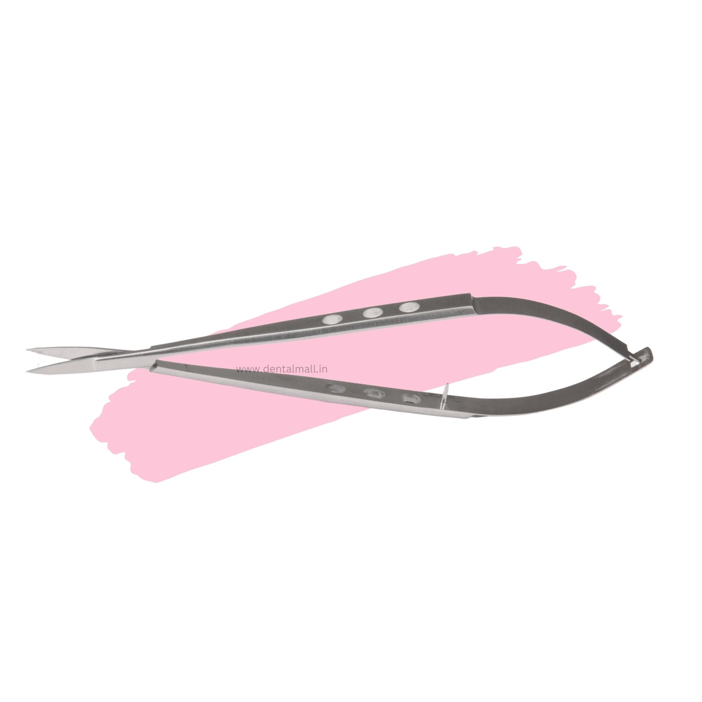 Castroviejo Scissors – Long Handle with Holes (Ergonomic Pattern)